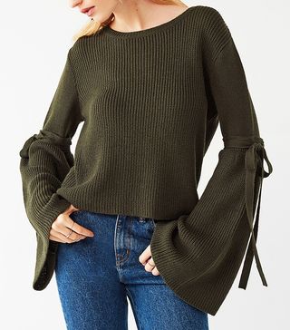 Silence + Noise + Justine Extreme Bell Sleeve Sweater