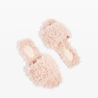 Topshop + Hunt Furry Slippers