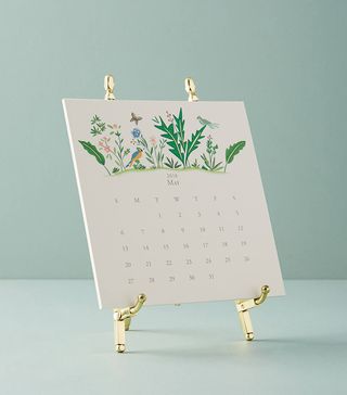 Anthropologie + Confetti 2018 Desk Calendar