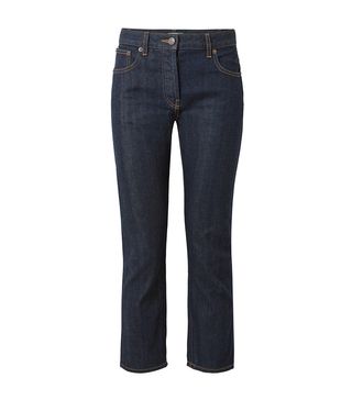 The Row + Ashland Cropped Mid-Rise Straight-Leg Jeans