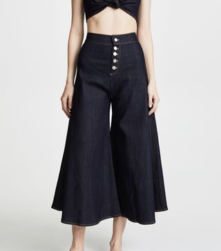 Paper London + Coco High-Rise Wide-Leg Jeans