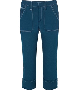 Chloé + Cropped High-Rise Skinny Jeans