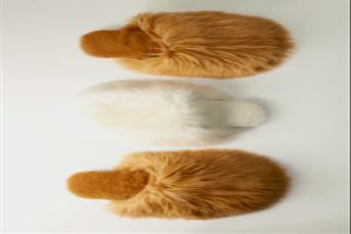 Tibi + Fur Slippers