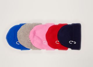 Tibi + Cashmere Wool Beanie with Pin Detail