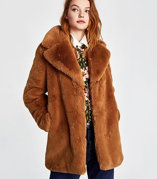 Zara + Textured Lapel Jacket