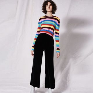Topshop + Velvet Trousers by Boutique