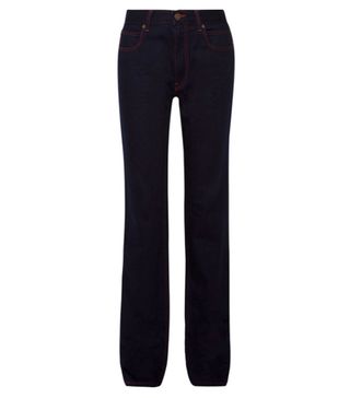 Calvin Klein + High-Rise Straight-Leg Jeans