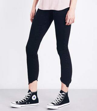 Paige + Hoxton Skinny High-Rise Jeans