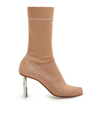 Vetements + Lighter-Heel Sock Ankle Boots