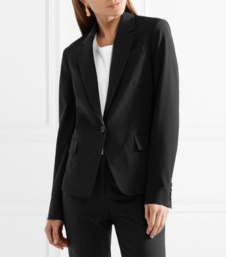 Theory + Gabe Wool-Blend Crepe Blazer