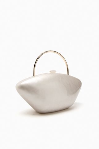 Zara + Pearl Bead-Shaped Minaudiere