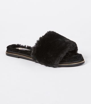 Yosi Samra + Rose Faux Fur Slides