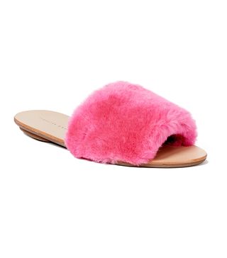 Loeffler Randall + Isabel Shearling Slides