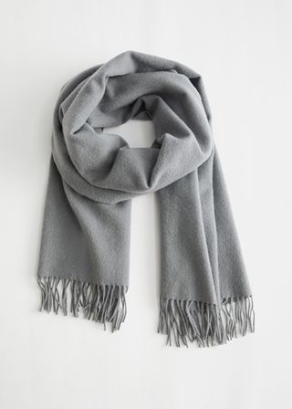 
Other Stories + Fringed Wool Blanket Scarf