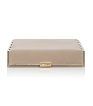 Smythson + Grosvenor Large Portable Leather Jewelry Tray