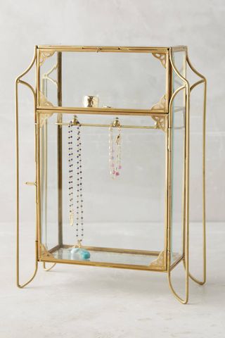 Anthropologie + Standing Jewelry Cabinet