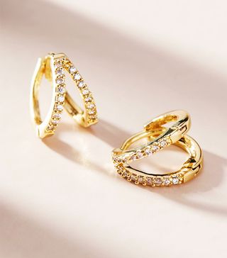 Anthropologie + Mini Split Hoop Earrings