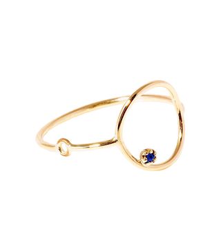 Sarah & Sebastian + Stone Bubble Gold & Sapphire Ring
