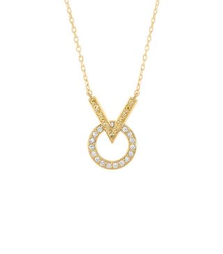 Sabine Getty + V Round Necklace