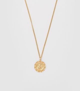Bagatiba + Saint Christopher Crest Necklace