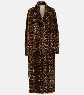 Dodo Bar Or + Dan Leopard-Print Shearling Coat