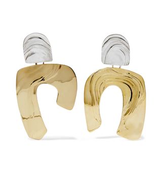 Leigh Miller + Totem Gold-Tone and Silver Earrings