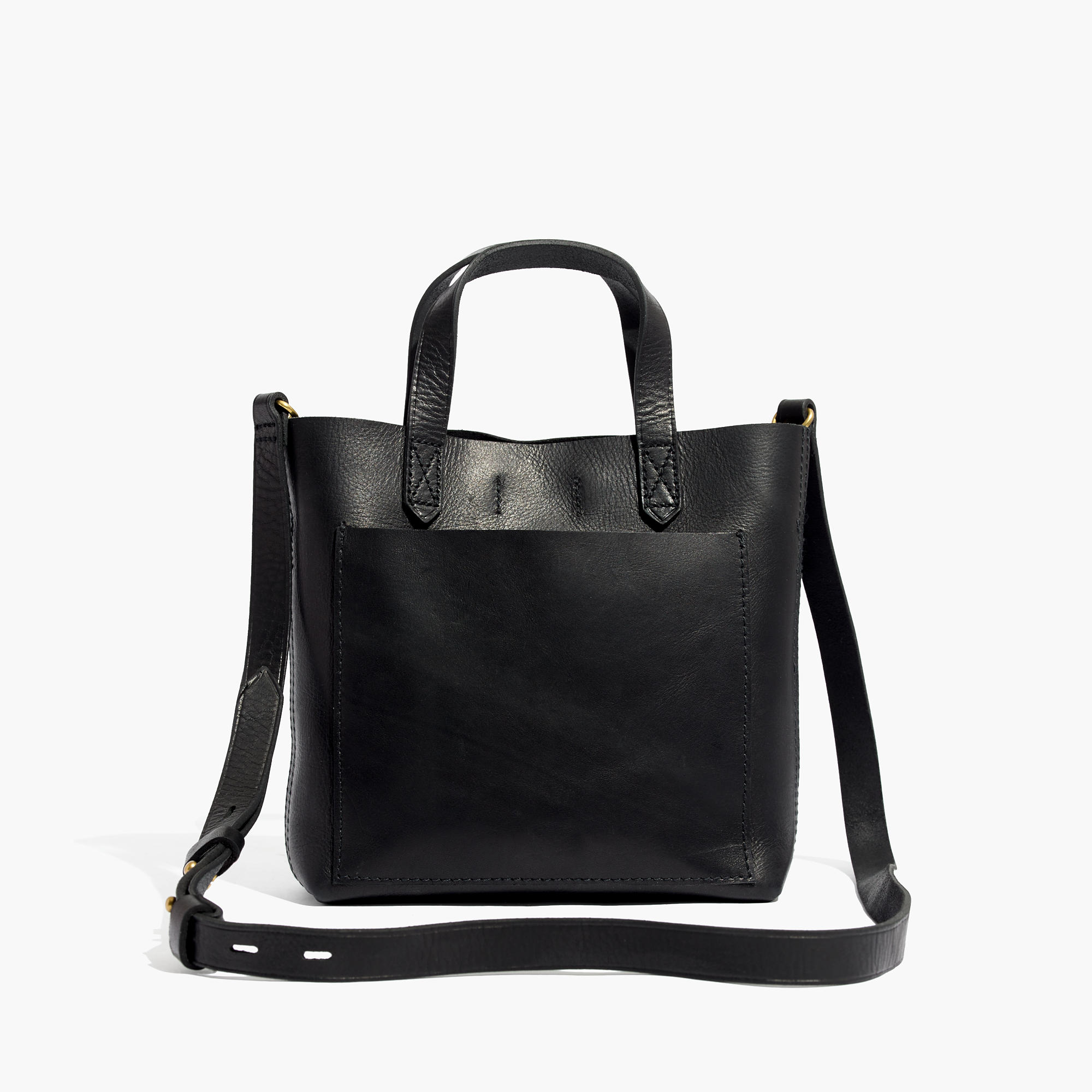 Madewell + The Small Transport Crossbody Bag in True Black