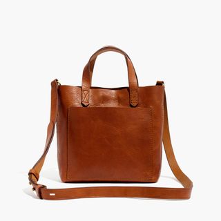 Madewell + The Small Transport Crossbody Bag in English Saddle