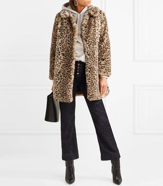 Alice + Olivia + Kinsley Oversized Leopard-print Faux Fur Coat