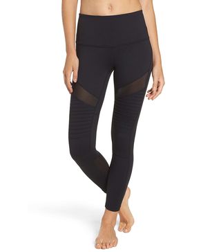 Zella + Autumn High Waist Moto Ankle Leggings