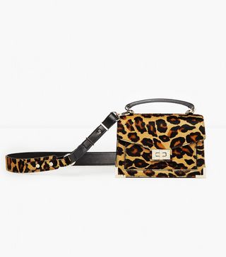 The Kooples + Mini Emily Bag in Leopard Print