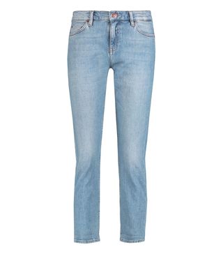 M.i.h Jeans + Tomboy Mid-Rise Cropped Skinny Jeans