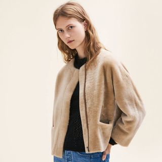 Maje + Sheepskin Jacket