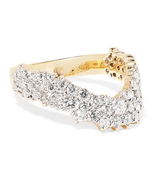 Ana Khouri + Simplicity 18-Karat Gold Diamond Ring