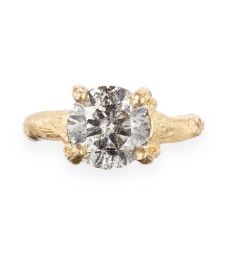 Chupi + Solid Gold Sparkle in the Wild Two Carat Grey Diamond Ring