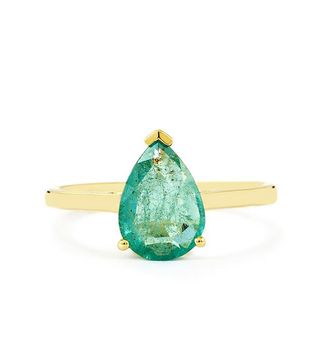 Gemporia + Zambian Emerald 9K Gold Ring