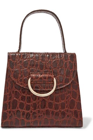 Little Liffner + Little Lady Croc-Effect Leather Tote