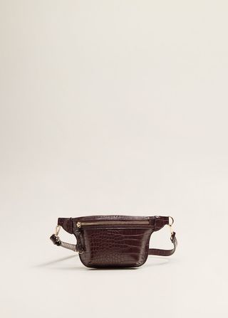 Mango + Zip-Detail Belt Bag