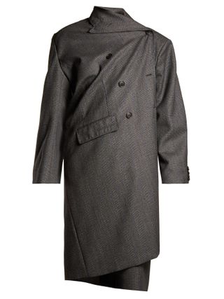 Balenciaga + Prince of Wales Checked Coat