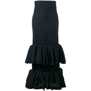 Jacquemus + La Jupe Fronce Frilled Skirt