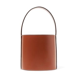 Staud + Bissett Leather Bucket Bag