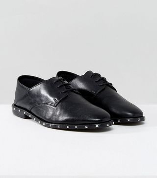 Stradivarius + Lace-Up Studded Brogues