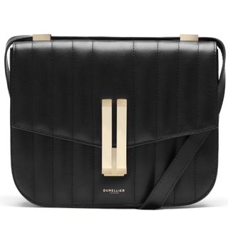 DeMellier + Vancouver Stitched Calfskin Leather Crossbody Bag