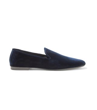 Vince + Bray Velvet Loafers