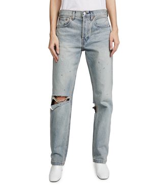 Re/Done + Grunge Straight Jeans