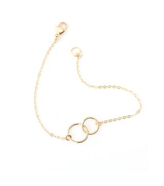Blushes and Gold + Circle Friendship Bracelet