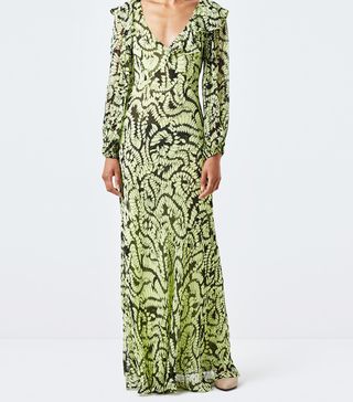Finery + Assam Green Ferns Dress