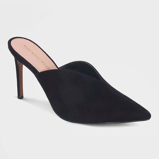 Who What Wear + Matilda Dip Front Heeled Mules