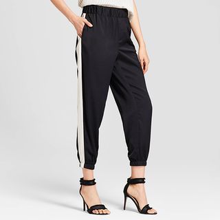 Who What Wear + Satin Jogger Pants