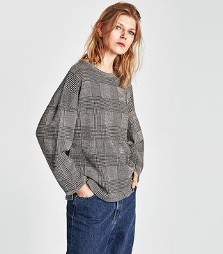 Zara + Check Sweater